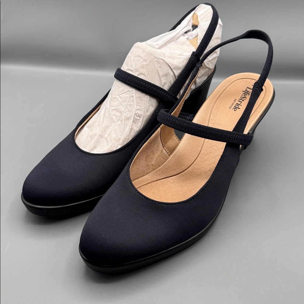 Evoke Slingback Mary Jane Platform Pump by 
LifeStride
